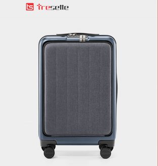 Vali khóa kéo Tresette TSL-061820 Grey – 20 inch – Sọc dọc
